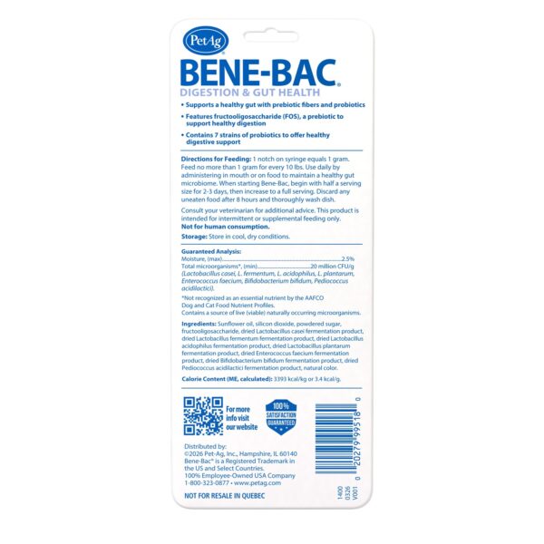 Bene-Bac Plus Pet Gel Probiotic Carded 15 g - Image 2