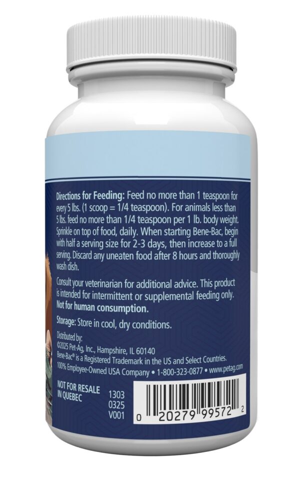 Bene-Bac Plus Pet Powder Probiotic 4.5 oz - Image 3