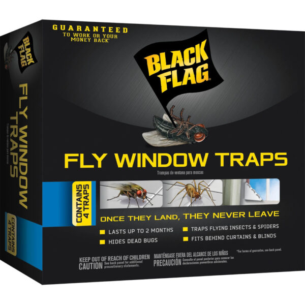 Black Flag Fly Window Trap 4pk Corner