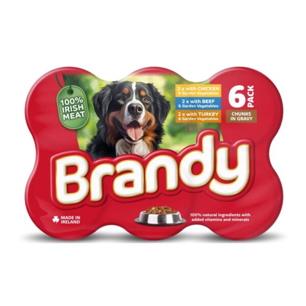 Brandy Variety Chunks in Gravy 6 x 395g