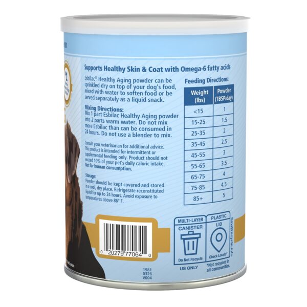 Esbilac Healthy Aging Powder for Senior Dogs 14 oz - Image 3