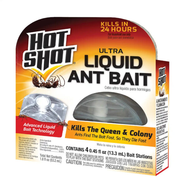 Hot Shot Ultra Liquid Ant Bait 4 count