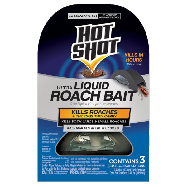 Hot Shot Ultra Liquid Roach Bait 3 count