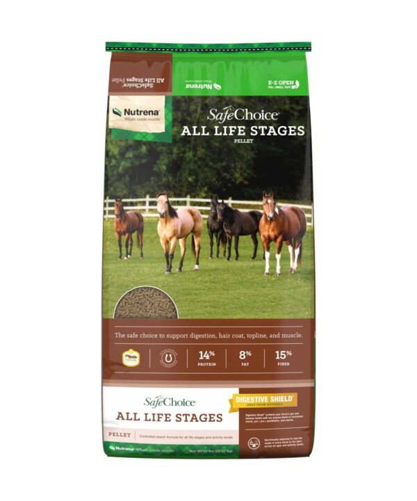Nutrena SafeChoice All Life Stages Pellet Horse Fe