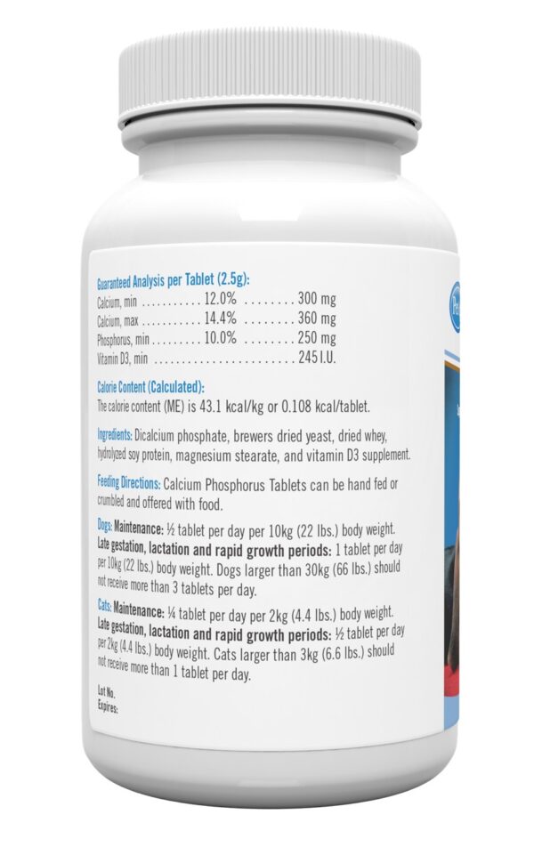 PetAg Calcium Phosphorus Tablets for Puppies and K - Image 2