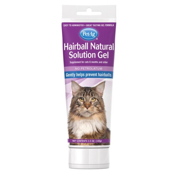 PetAg Hairball Natural Solution Gel for Cats 3.5 o