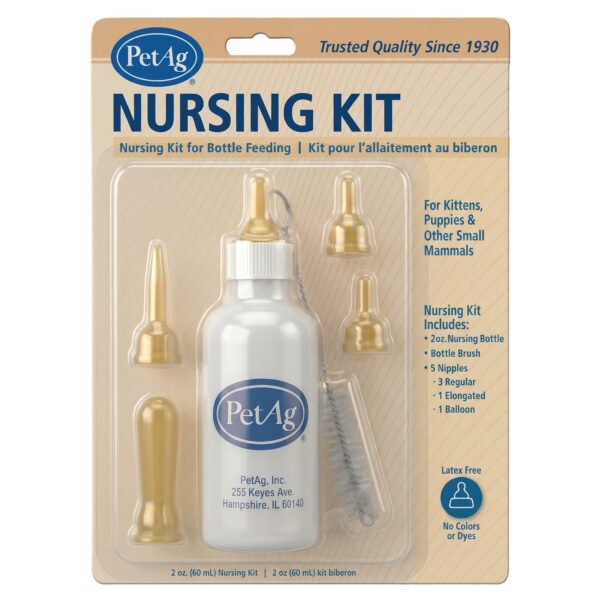 PetAg Nursing Kit Carded for Kittens 2 oz