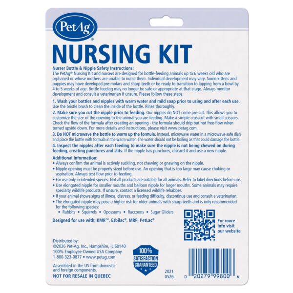 PetAg Nursing Kit Carded for Kittens 2 oz - Image 2