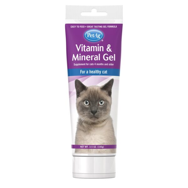 PetAg Vitamin and Mineral Gel for Cats 3.5 oz