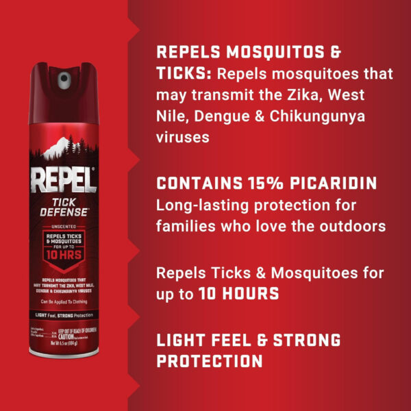 Repel Tick Defense Unscented 6.5 oz - Image 2