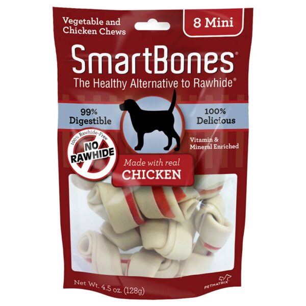 Smartbones Bones Veggie-Chicken Mini 8 Count
