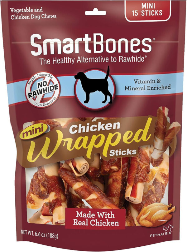 Smartbones Chicken Wrapped Sticks 15 Count