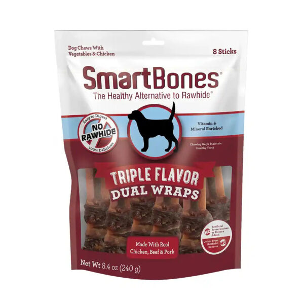 Smartbones Triple Flavor Dual Wraps 8.4oz