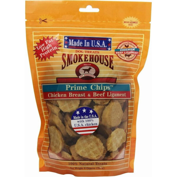 Smokehouse Treats Prime Chicken & Beef Chips 8oz