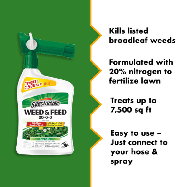 Spectracide Weed & Feed Ready-to-Spray 32oz 20-0-0 - Image 2