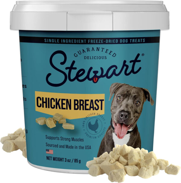 Stewart Freeze-Dried Chicken Breast Tub 3oz
