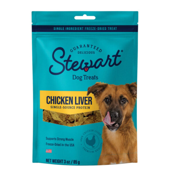 Stewart Freeze-Dried Chicken Liver Pouch 2.5oz