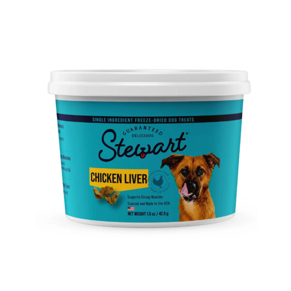 Stewart Freeze-Dried Chicken Liver Tub 1.5oz