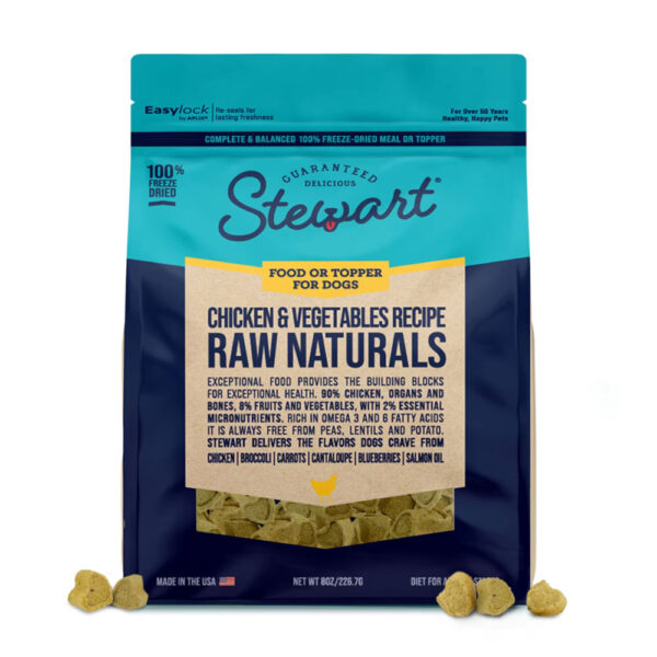 Stewart RN Frz-Dried Food/Topper Chicken Pouch 8oz