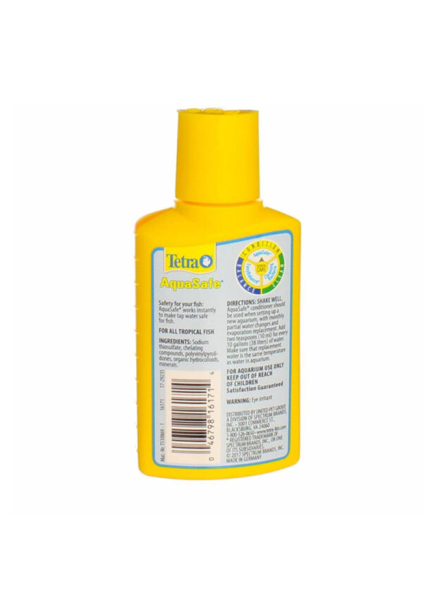 Tetra Aquasafe Water Conditioner 3.38oz 100G - Image 2