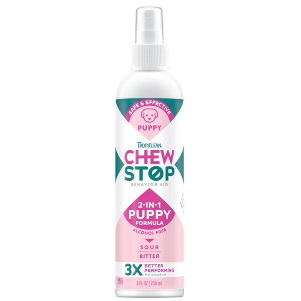 TropiClean Chew Stop PUPPY 2-in-1 Spray 8oz
